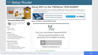 Setup WiFi on the TRENDnet TEW-652BRP