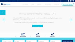 Trendsignal: Learn to trade using simple trading strategies