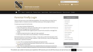 Parental Firefly Login | Trentham Academy