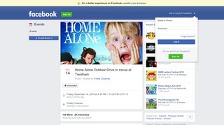 Home Alone Outdoor Drive In movie at Trentham - Facebook