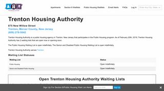 Trenton Housing Authority, NJ | Public Housing