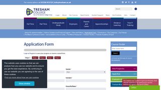 Application Form | Tresham College