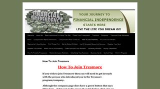 How To Join Tresmore |