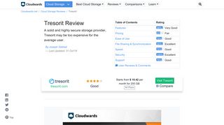 Tresorit Review - Updated 2019 - Cloudwards.net