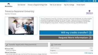 Trevecca Nazarene University - College Profile