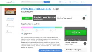 Access myinfo.texasroadhouse.com. - Texas Roadhouse
