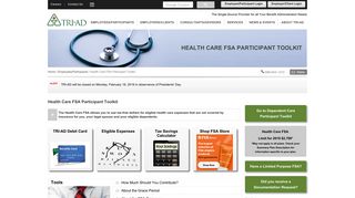 Health Care FSA, Flexible Spending Account, Expenses | TRI-AD