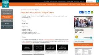Register for Corporate College Classes: Cleveland Ohio - Tri-C