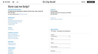 Customer Service | Tri-City Herald