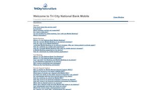 Tri City National Bank Mobile