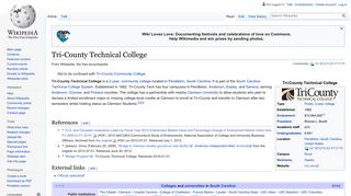 Tri-County Technical College - Wikipedia