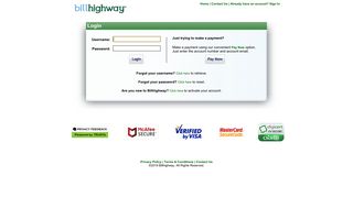 Login - Billhighway.com - Manage Your Group Finances Online | Sign ...