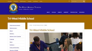 Tri-West Middle School - North West Hendricks