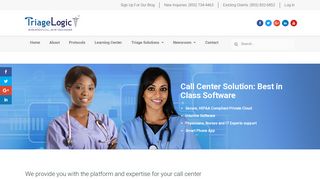Call Center Software Solution - TriageLogic