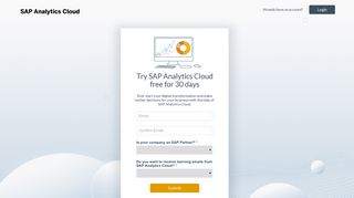 Discover | SAP Analytics Cloud | Website | 30-Day Free Trial