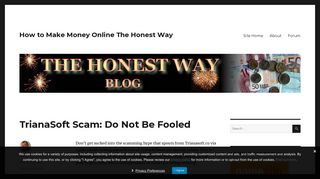 TrianaSoft Scam: Do Not Be Fooled – How to Make Money Online ...