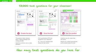 triand - easy online student testing