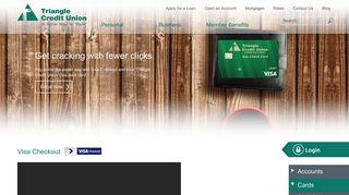 Triangle Credit Union - Personal - Cards - Mobile Wallet - Visa Checkout