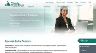 Triangle Credit Union | Business Online Banking