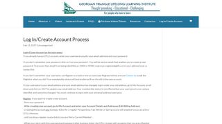 Log In/Create Account Process | Georgian Triangle Lifelong Learning ...