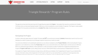 Triangle Rewards Program Rules - Ctfs.com