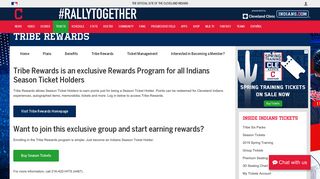 Tribe Rewards | Cleveland Indians - MLB.com