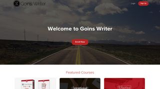 Goins Writer: Homepage