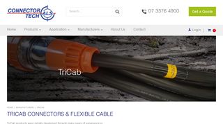 TriCab Cable and Connectors | Connector-Tech ALS