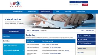 Dental Care | TRICARE