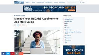 Manage Your TRICARE Appointments And More Online | Military.com