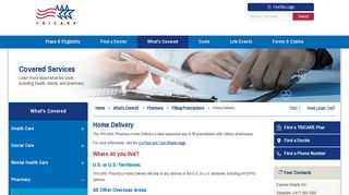 TRICARE Pharmacy Home Delivery