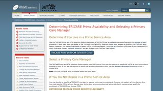 Prime Availability - TRICARE West
