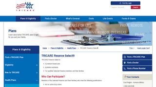 TRICARE Reserve Select® | TRICARE