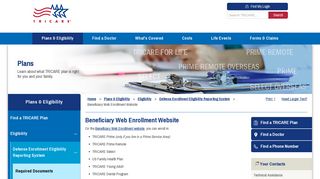 Beneficiary Web Enrollment Website | TRICARE