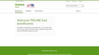 TRICARE East Beneficiaries | Humana Military