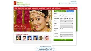 Trichy Matrimony, Tamil Matrimony, Matrimonial, Brides, Thirumana ...