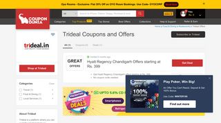 Trideal Coupons & Offers, January 2019 Promo Codes - CouponDunia