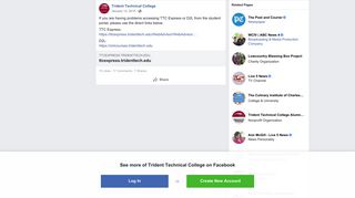 Trident Technical College - Facebook