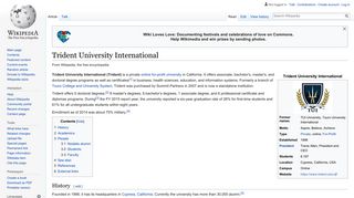 Trident University International - Wikipedia