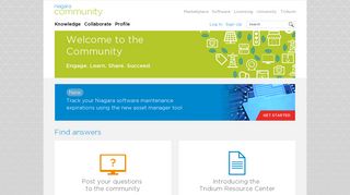 Niagara Community by Tridium | Hub for ideas, support and resources