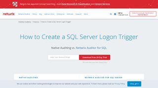 How to Create a SQL Server Logon Trigger - Netwrix