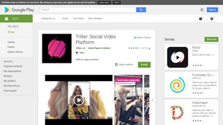 Triller - Music Video Maker – Apps on Google Play