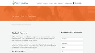 Student Services | Trillium College