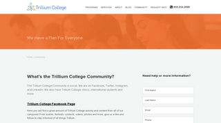 Community | Trillium College