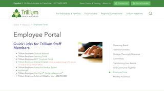 Employee Portal | Trillium Health Resources