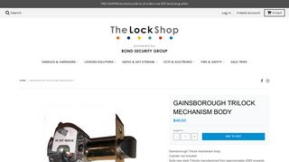 GAINSBOROUGH TRILOCK MECHANISM BODY – The Lock Shop