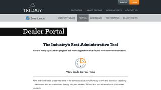Dealer Portal | Trilogy