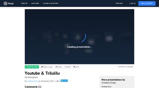 Youtube & Trilulilu by Cristina Vintu on Prezi