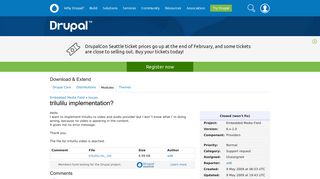 trilulilu implementation? [#458050] | Drupal.org