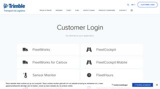 Customer Login - trimbletl.com - Trimble Transport & Logistics